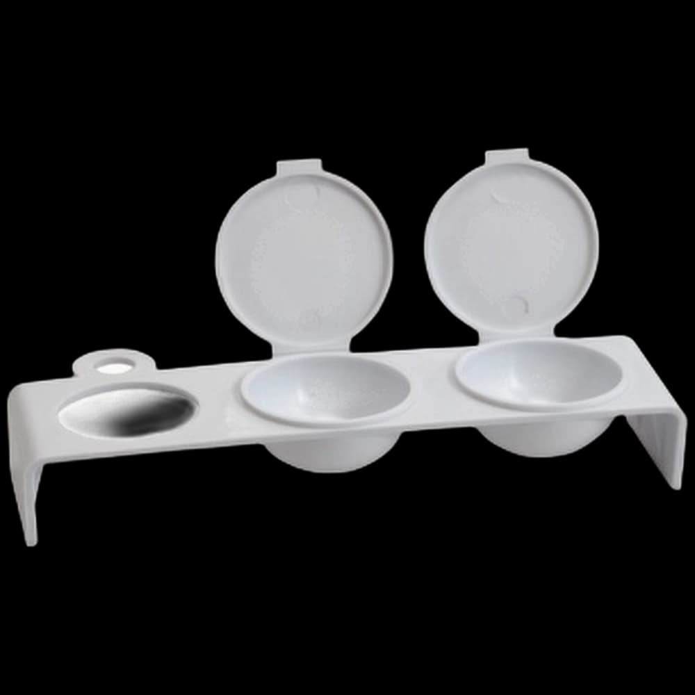 Plastic Tripple Dappen Dish